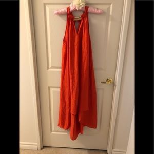 Orange  -  “High-Low” Dress by H&M Conscious Collection